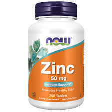 Vitamins & Supplements, NOW ZINC GLUCONATE 50MG TABS